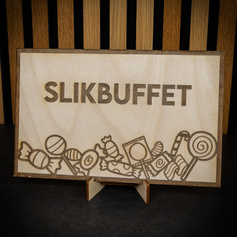 Slikbuffet - graveret
